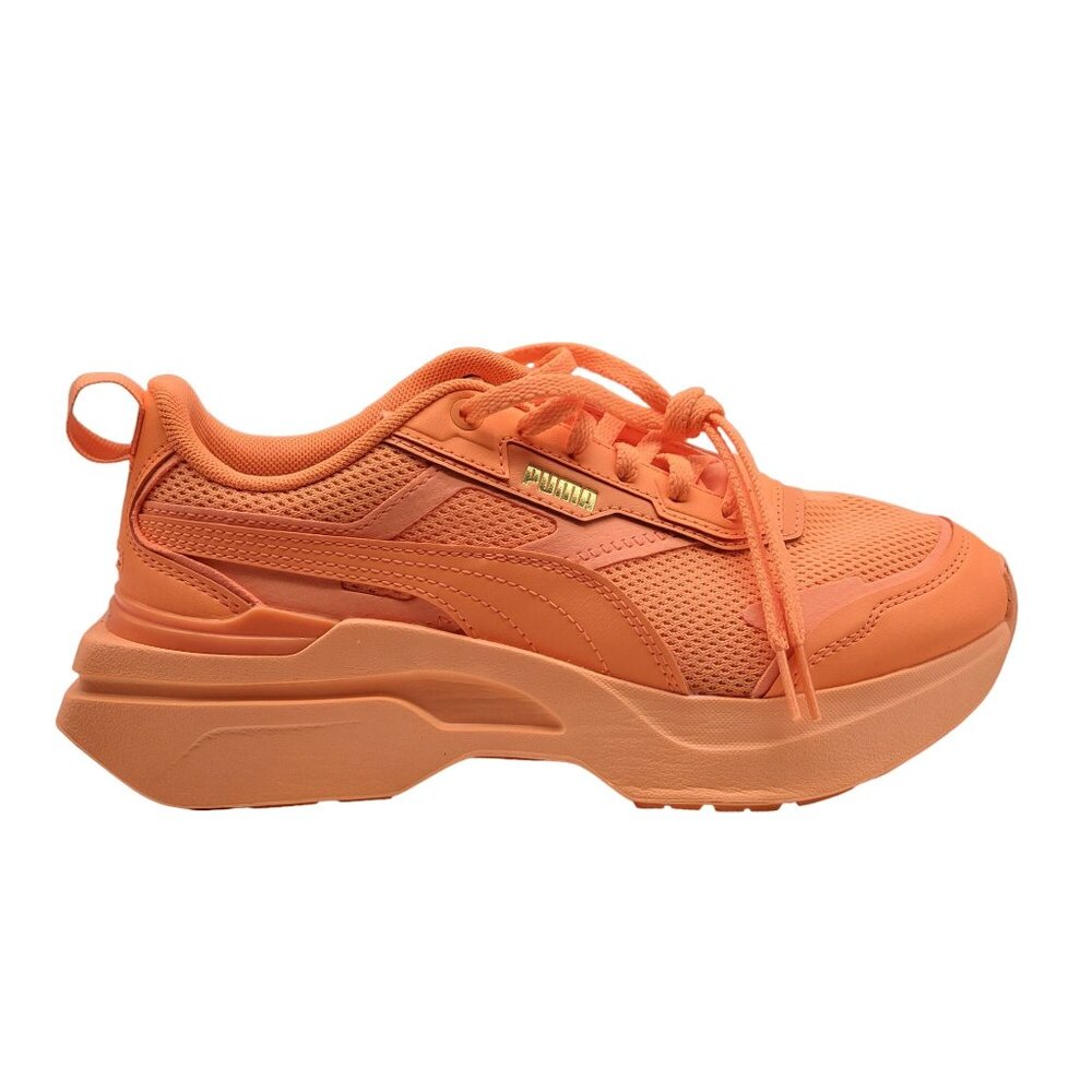 Puma Chunky Platform Sneaker in Bright Orange